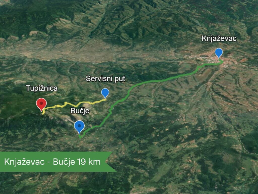 Satelitski prikaz puta