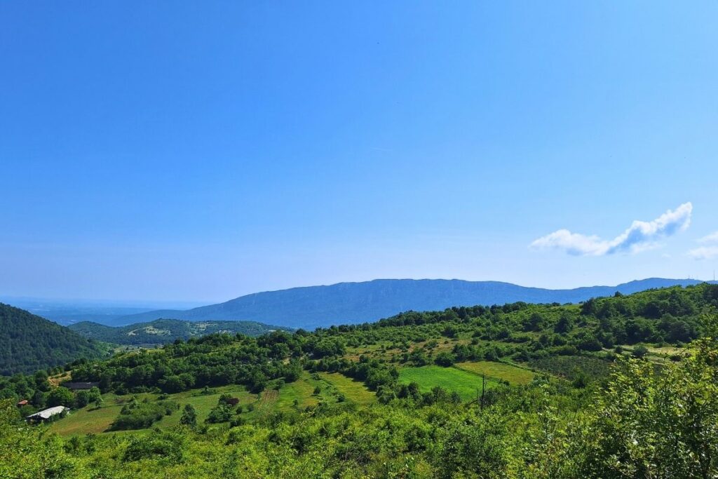 planina Tupižnica pogled Slemen